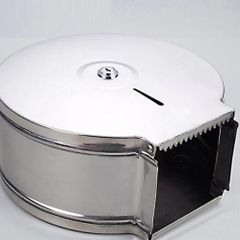 Hộp đựng giấy vệ sinh cuộn lớn inox 304 cao cấp - Thép không gỉ, tiện lợi cho khách sạn, nhà hàng, công trình công cộng