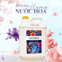 Sữa Tắm UCHIDO Hương Nước Hoa Quyến Rũ - Gel Tắm Hương Thơm Lưu Lại Cả Ngày, Dưỡng Da Mềm Mịn 1000ml Nhật Bản