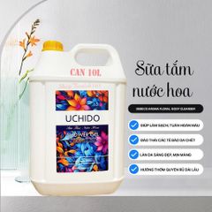 Sữa Tắm UCHIDO Hương Nước Hoa Quyến Rũ - Gel Tắm Hương Thơm Lưu Lại Cả Ngày, Dưỡng Da Mềm Mịn 1000ml Nhật Bản