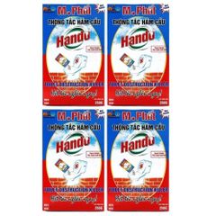 Bộ 4 Hộp Bột Thông Tắc Hầm Cầu 250g Xuất Khẩu - Giảm Mùi Hôi, Diệt Khuẩn, Dễ Sử Dụng cho Bồn Cầu và Bể Tự Hoại