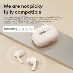 Tai nghe Bluetooth Lenovo LE221 Âm thanh HIFI 6.0 Giảm tiếng ồn, Thiết kế nhỏ gọn, Trò chơi Độ trễ thấp, Chất lượng âm thanh cao cấp