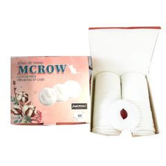 Bông tẩy trang tròn MCROW bằng cotton tự nhiên - Sản phẩm làm sạch da hiệu quả cho mọi loại da