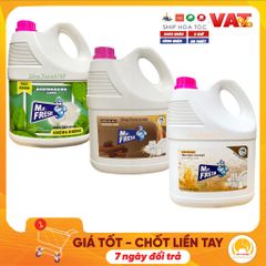 Nước Rửa Chén Mr.Fresh Tinh Chất Cám Gạo 3.8L - An Toàn Dịu Nhẹ, Đánh Bay Dầu Mỡ, Khử Mùi Tanh, Thân Thiện Môi Trường