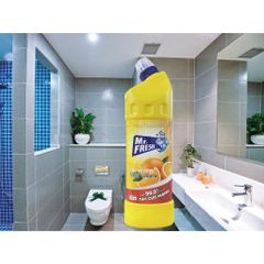 Chai tẩy vệ sinh toilet đậm đặc Mr.Fresh 900ml - Hương chanh sả & cam quýt - Tẩy sạch, diệt khuẩn, khử mùi hiệu quả