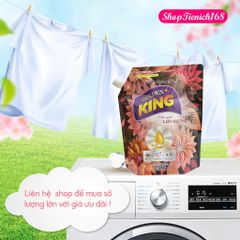 Nước Giặt Xả Lưu Hương Golden King 3,2Kg - Giữ Hương Ngọt Ngào 72h, Bảo Vệ Màu Vải, Dễ Dàng Vệ Sinh Quần Áo