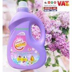 Nước Giặt Lưu Hương GOLDENKING 3.2L - Hương Quyến Rũ Nồng Nàn, Sạch Sẽ, Bền Lâu, Công Nghệ Giặt Sinh Học BioClean