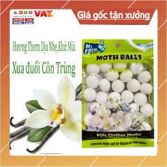 Túi Thơm Long Não Mr.Fresh 120g - Khử Mùi, Xua Đuổi Côn Trùng Hiệu Quả với Hương Chanh, Lavender, Hồng, Vani