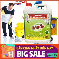 Nước Lau Sàn Diệt Khuẩn HANDO 5L Hương Lavender - Sạch Sẽ, Thoáng Mát, Dễ Dàng Vệ Sinh Nhiều Bề Mặt