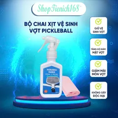 Chai Xịt Vệ Sinh Mặt Vợt Pickleball An Toàn - Bao Gồm Khăn Lau, Duy Trì Bóng Đá, Ngăn Ngừa Vi Khuẩn, Dụng Cụ Thể Thao Unisex
