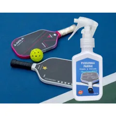 Chai Xịt Vệ Sinh Mặt Vợt Pickleball An Toàn - Bao Gồm Khăn Lau, Duy Trì Bóng Đá, Ngăn Ngừa Vi Khuẩn, Dụng Cụ Thể Thao Unisex