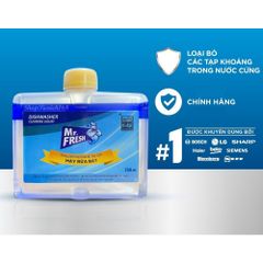 Dung dịch vệ sinh máy rửa bát Mr.Fresh 250ml - Làm sạch sâu vôi và chất béo, hương cam quýt, an toàn cho máy rửa chén Hàn Quốc