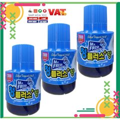 Chai thả bồn cầu Mr.Fresh 180g - Tẩy sạch, khử mùi diệt khuẩn tự động cho toilet - Hương thơm dễ chịu, nhập khẩu Hàn Quốc