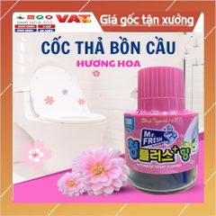 Chai thả bồn cầu diệt khuẩn tự động Mr.Fresh Hàn Quốc 180g - Khử mùi, làm sạch, giữ bồn cầu thơm mát, tiện lợi cho gia đình