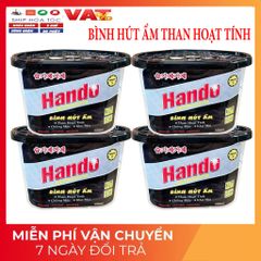 Bình Hút Ẩm Hando 450ml - Than Hoạt Tính Khử Mùi Ẩm Mốc Cho Tủ Quần Áo, Tủ Giày, Tủ Bếp - Giải Pháp Giữ Đồ Đạc Khô Ráo