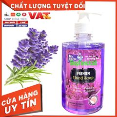 Nước rửa tay khử mùi diệt khuẩn Mr.Fresh 500ml hương Lavender - Dung dịch sát khuẩn tay thảo mộc tự nhiên, nhẹ nhàng và hiệu quả