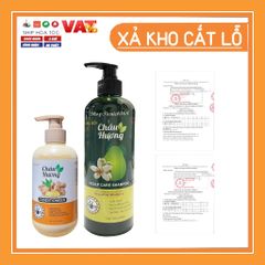 Dầu Gội Hương Bưởi & Dầu Xả Hương Gừng - Giúp Làm Sạch, Phục Hồi Tóc Hư Tổn, Ngừa Gãy Rụng, Dưỡng Tóc Mềm Mượt Tự Nhiên