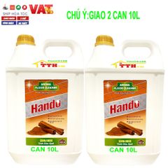Nước Thơm Lau Sàn Nhà Hando 20L - Hương Quế Tự Nhiên, An Toàn Cho Gia Đình, Diệt Vi Khuẩn Hiệu Quả, Sạch Sẽ Bóng Bẩy