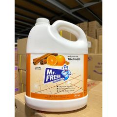 Nước Lau Sàn Diệt Khuẩn Mr.Fresh 4,2L Hương Cam Quế - Sạch Sẽ, Thơm Mát, Chống Vi Khuẩn Cho Nhà Cửa Sạch Đẹp