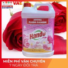 Nước Lau Sàn Hando 5L Hương Nhài - Tự Nhiên Diệt Khuẩn, An Toàn Cho Gia Đình, Mang Lại Không Gian Sạch Sẽ, Thoáng Mát