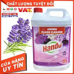 Nước Lau Sàn Hando 5L Hương Nhài - Tự Nhiên Diệt Khuẩn, An Toàn Cho Gia Đình, Mang Lại Không Gian Sạch Sẽ, Thoáng Mát