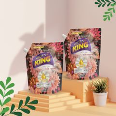 Nước Giặt Xả Golden King 3,2Kg - Hương Nồng Nàn Quyến Rũ, Giữ Lâu Đến 72h, An Toàn Cho Vải Và Da Tay, Giặt Cả Bằng Tay Và Máy