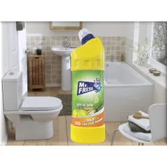 Chai tẩy vệ sinh toilet đậm đặc Mr.Fresh 900ml - Hương chanh sả & cam quýt, diệt khuẩn 99.9%, an toàn cho bề mặt sử dụng
