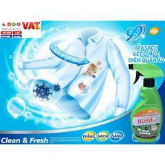 Chai Xịt Tẩy Nấm Mốc 500ml - Giải Pháp Tẩy Mốc Quần Áo, Sàn, Tường Nhà Hiệu Quả - Hando Việt Nam