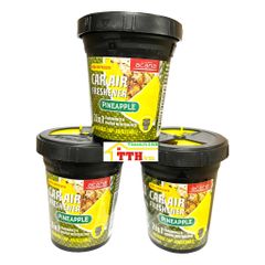 Sáp Thơm Ô Tô Cao Cấp Acana 130g - Hương Dứa Tự Nhiên Giúp Khử Mùi, Thư Giãn Và Tạo Không Gian Sang Trọng Trong Xe Hơi