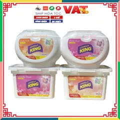 Viên Giặt Quần Áo 3IN1 Golden King - Khử Mùi, Kháng Khuẩn, Lưu Hương 2-3 Ngày, An Toàn Trên Mọi Loại Vải, Tiện Dụng Cho Gia Đình