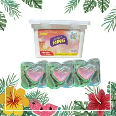 Viên Giặt Quần Áo 3IN1 Golden King - Khử Mùi, Kháng Khuẩn, Lưu Hương 2-3 Ngày, An Toàn Trên Mọi Loại Vải, Tiện Dụng Cho Gia Đình
