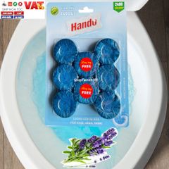 Viên tẩy và làm thơm toilet Hando 6 viên - Khử mùi, tẩy sạch bồn cầu hiệu quả, giữ vệ sinh an toàn cho sức khỏe gia đình