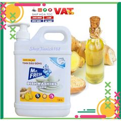 Nước Rửa Chén Hữu Cơ Mr.Fresh 1.6L - Tinh Dầu Quế & Gừng, Diệt Khuẩn, Khử Mùi, Giữ Ẩm Da Tay, An Toàn Cho Sức Khỏe