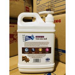 Nước Rửa Chén Hữu Cơ Mr.Fresh 1.6L - Tinh Dầu Quế & Gừng, Diệt Khuẩn, Khử Mùi, Giữ Ẩm Da Tay, An Toàn Cho Sức Khỏe