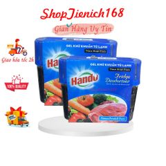 Bộ 2 Gel Khử Mùi Tủ Lạnh Hando 150g - Diệt Khuẩn, Giữ Thực Phẩm Tươi Ngon, An Toàn Cho Gia Đình