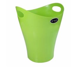 Thùng Đựng Rác Nhựa Bóng 2 Quai Xách Màu Xanh Lá - Thiết Kế Đẹp, Dễ Dàng Sử Dụng Cho Không Gian Nhà Ở