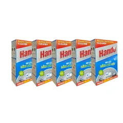 Bột Vệ Sinh Tẩy Lồng Máy Giặt Hando - Bộ 5 Hộp 10 Gói 100g/Gói - Giải Pháp Giặt Sạch Tại Nhà
