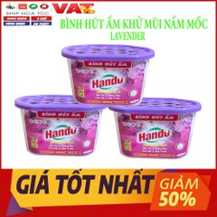 Bộ 4 Bình Hút Ẩm Khử Mùi Hando Lavender 450ml - Giải Pháp Chống Ẩm Mốc Hiệu Quả Cho Ngôi Nhà Bạn