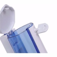 Hộp Đựng Nước Rửa Tay & Dầu Gội Treo Tường Cao Cấp Hai Bình Nhấn - Thiết Kế Sang Trọng 660ml (Xanh)