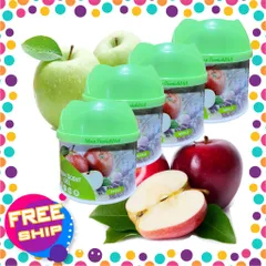 Bộ 4 Sáp Thơm Khử Mùi Hando 87g - Hương Chanh Tươi Mát, Thiết Kế Đẹp, An Toàn Cho Gia Đình, Phù Hợp Với Mọi Không Gian