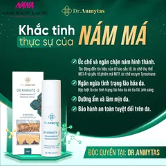 Kem Dưỡng Trắng Da Dr.Anwhite-2 Dr.Anmytas 30ML - Công Nghệ Ức Chế Melanin Hiệu Quả, Phù Hợp Mọi Loại Da