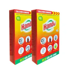 Bột Tẩy Cặn Vôi Ấm Đun Bình Nước Hando - Bộ 2 Hộp Giúp Làm Sạch và Bảo Vệ Sức Khỏe Gia Đình 150g