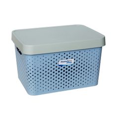 Hộp Nhựa Đựng Đồ Dạng Lưới Tiện Dụng Homestar Size L Màu Xanh - Giải Pháp Sắp Xếp Gọn Gàng Cho Gia Đình, Đồ Chơi, Và Sách Vở