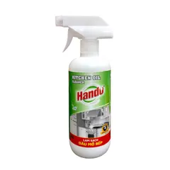 Chai tẩy sạch dầu mỡ nhà bếp - Sản phẩm tẩy rửa chuyên dụng cho bếp gas, lò vi sóng, tủ gỗ và lưới lọc máy hút mùi.