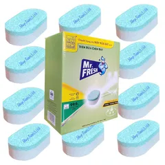 Viên Rửa Chén Bát Mr.Fresh - Hộp 39 Viên x 10G Cho Máy Rửa Chén, Hiệu Quả Làm Sạch Tối Ưu, Dễ Sử Dụng