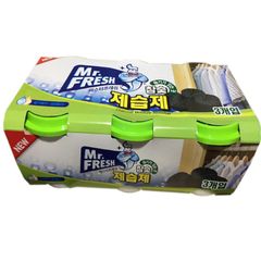 Bộ 3 Bình Hút Ẩm Than Hoạt Tính Mr. Fresh 256g - Khử Mốc, Khử Mùi Hiệu Quả, Xuất Xứ Hàn Quốc, Hương Hoa Hồng Dịu Nhẹ