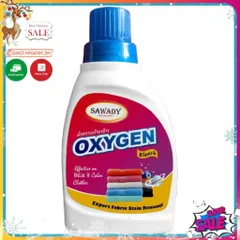 Nước Tẩy Trắng Quần Áo OXYGEN 1L - Giặt Sạch Đồ Len, Đồ Màu An Toàn Dành Cho Gia Đình