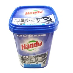 Kem tẩy rửa đa năng Hando 500g - Sạch vết ố, vết cháy xoong nồi, chảo, đồ gôm, thủy tinh, kim loại - Hàng chính hãng Việt Nam