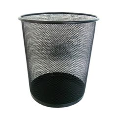 Thùng Rác Kim Loại Siêu Bền Lưới Sắt Đen Tienich168 TI69 - Thiết Kế Đẹp, Chắc Chắn, Dễ Vệ Sinh cho Nhà Cửa Gọn Gàng