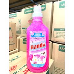 Nước Thơm Lau Sàn Nhà Hando 1L - Chiết Xuất Tự Nhiên, Diệt Khuẩn, Hương Thơm Dịu Mát Cho Không Gian Sạch Sẽ