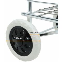 Xe Đi Chợ Đa Năng Hợp Kim Nhôm 35L TI850 - Giỏ Hàng Tiện Lợi, Tải Trọng 35kg, Giúp Chị Em Mua Sắm Dễ Dàng Hơn